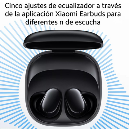 Audífonos Xiaomi redmi buds 6 play bluetooth. 36 horas de autonomía, largo alcance. Color: Negro.