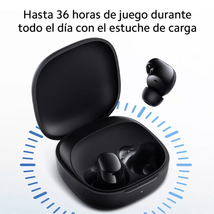 Audífonos Xiaomi redmi buds 6 play bluetooth. 36 horas de autonomía, largo alcance. Color: Negro.