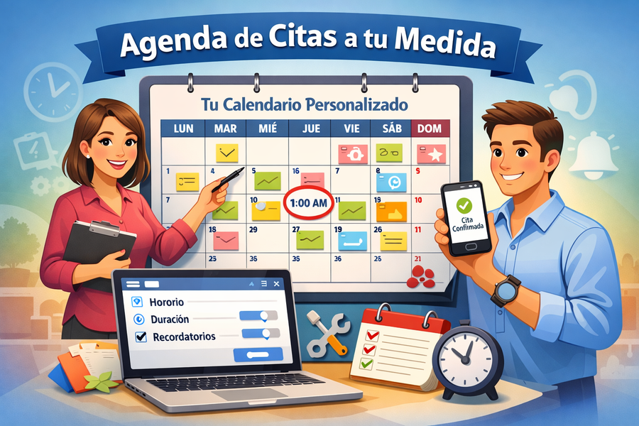 Sistema de citas a tu medida.