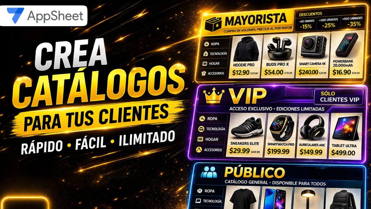 Crea sistema  Catálogos de productos.