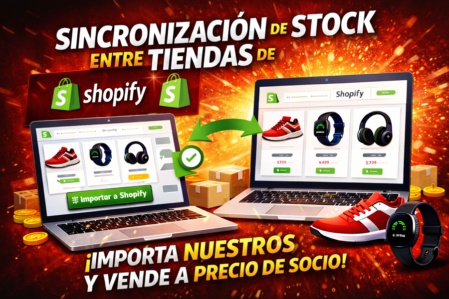 Importa nuestro stock y vende.